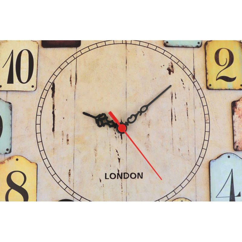 Casa si Gradina - Decoratiuni - Ceasuri - Ceas decorativ, Wallxpert, mdf, multicolor, diametru 40 cm - Infinity.ro