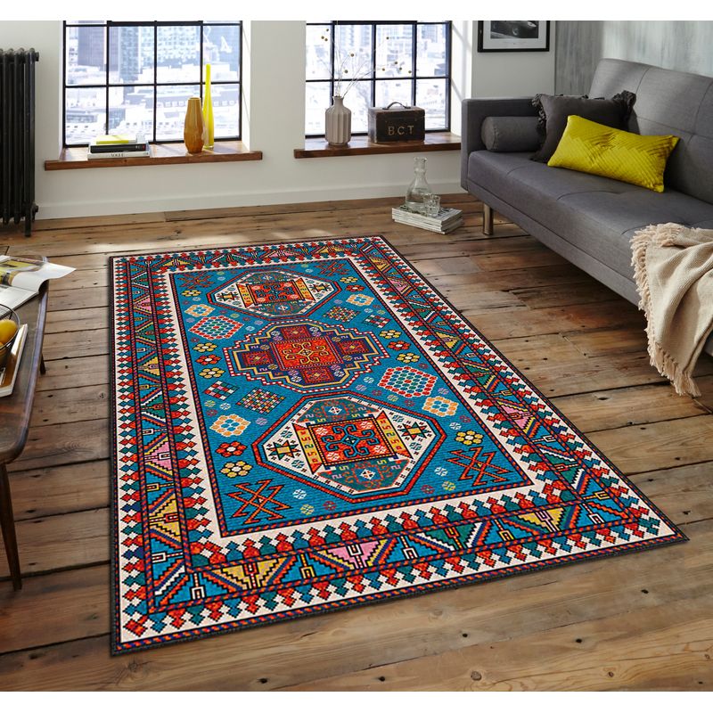 Casa si Gradina - Textile si covoare - Covoare - Covoare casa - Covor, Conceptum Hypnose, multicolor, 100x180 cm, 100% poliester, antiderapant, 288NGR2173 - Infinity.ro