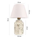 Casa si Gradina - Corpuri si surse de iluminat - Veioze si lampi - Veioze - Veioza, Opviq, ceramica, multicolor, 39 cm - Infinity.ro