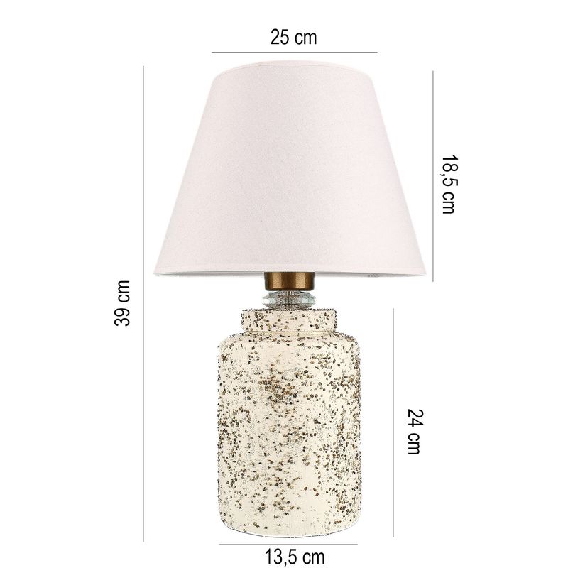 Casa si Gradina - Corpuri si surse de iluminat - Veioze si lampi - Veioze - Veioza, Opviq, ceramica, multicolor, 39 cm - Infinity.ro