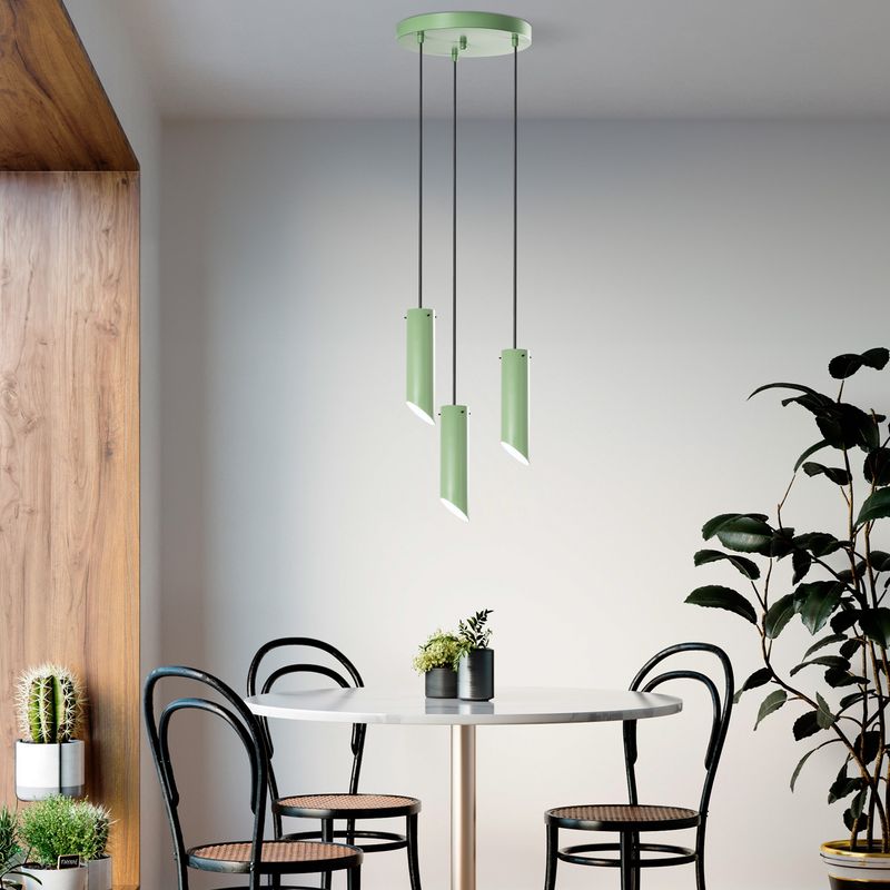 Casa si Gradina - Corpuri si surse de iluminat - Lustre si pendule - Candelabru, Opviq, metal, menta, diametru 40 cm, inaltime reglabila, 892OPV2109 - Infinity.ro