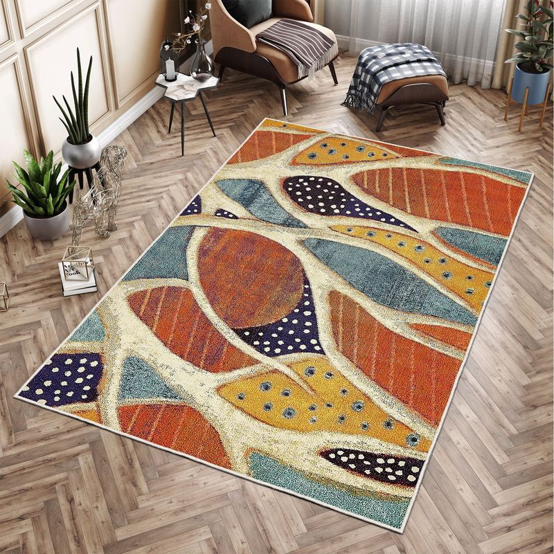 Casa si Gradina - Textile si covoare - Covoare - Covoare casa - Covor, Conceptum Hypnose, multicolor, 180x280 cm, 70% bumbac, 30% poliester, antiderapant, 625HFT3644 - Infinity.ro