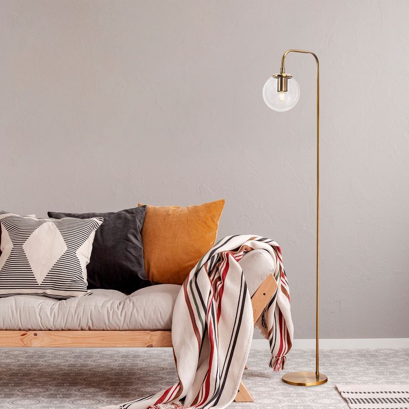 Casa si Gradina - Corpuri si surse de iluminat - Veioze si lampi - Lampadare - Lampadar, Opviq, metal, vintage, 27x27x146 cm, 942FLG1337 - Infinity.ro