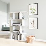 Casa si Gradina - Mobilier - Biblioteci si rafturi - Biblioteci - Biblioteca, Hanah Home, pal melaminat, alb, 90x25x127.4 cm - Infinity.ro