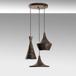 Casa si Gradina - Corpuri si surse de iluminat - Lustre si pendule - Candelabru, Opviq, metal, antichizat, diametru 45 cm, inaltime reglabila 45-135 cm - Infinity.ro