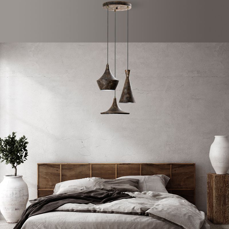 Casa si Gradina - Corpuri si surse de iluminat - Lustre si pendule - Candelabru, Opviq, metal, antichizat, diametru 45 cm, inaltime reglabila 45-135 cm - Infinity.ro