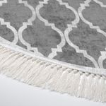 Casa si Gradina - Textile si covoare - Covoare - Covoare casa - Covor, Conceptum Hypnose, gri, 180x180 cm, 100% poliester, antiderapant - Infinity.ro