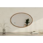 Casa si Gradina - Decoratiuni - Oglinzi - Oglinda, Hanah Home, mdf, nuc, 60x90x2.2 cm - Infinity.ro