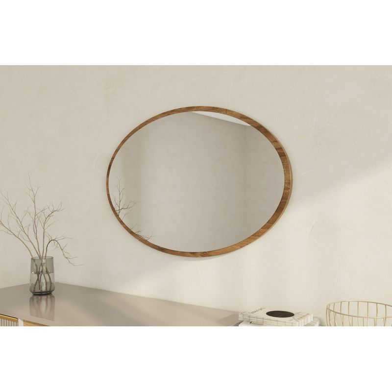 Casa si Gradina - Decoratiuni - Oglinzi - Oglinda, Hanah Home, mdf, nuc, 60x90x2.2 cm - Infinity.ro