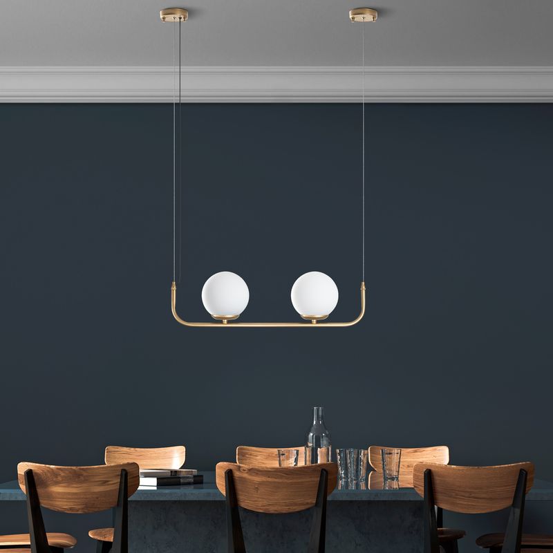 Casa si Gradina - Corpuri si surse de iluminat - Lustre si pendule - Candelabru, Opviq, metal, auriu, 56x15x110 cm - Infinity.ro