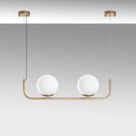 Casa si Gradina - Corpuri si surse de iluminat - Lustre si pendule - Candelabru, Opviq, metal, auriu, 56x15x110 cm - Infinity.ro