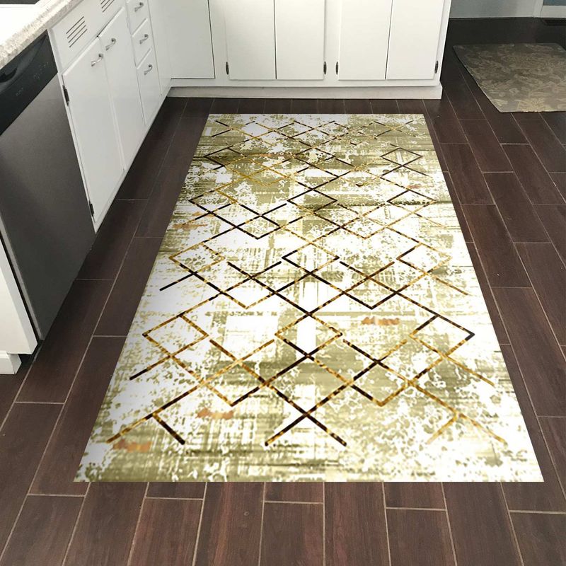 Casa si Gradina - Textile si covoare - Covoare - Covoare casa - Covor, Conceptum Hypnose, maro, 80x120 cm, 100% poliester, antiderapant, lavabil la masina, 955ANR4432 - Infinity.ro
