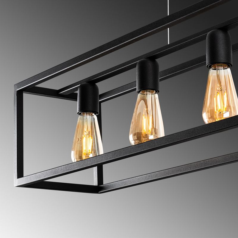 Casa si Gradina - Corpuri si surse de iluminat - Lustre si pendule - Candelabru, Opviq, metal, negru, 100x20x20 cm, inaltime reglabila - Infinity.ro