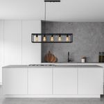 Casa si Gradina - Corpuri si surse de iluminat - Lustre si pendule - Candelabru, Opviq, metal, negru, 100x20x20 cm, inaltime reglabila - Infinity.ro