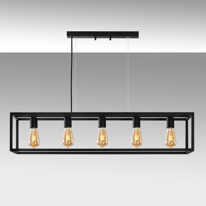 Casa si Gradina - Corpuri si surse de iluminat - Lustre si pendule - Candelabru, Opviq, metal, negru, 100x20x20 cm, inaltime reglabila - Infinity.ro