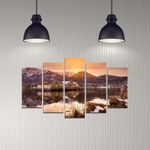 Casa si Gradina - Decoratiuni - Tablouri - Tablou decorativ mdf, Wallxpert, multicolor, 110x60 cm, 5 piese, 232MLD2943 - Infinity.ro