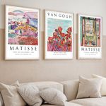Casa si Gradina - Decoratiuni - Tablouri - Tablou decorativ cu rama, Wallxpert, mdf, multicolor, 50x35 cm, set 3 piese, 693BSE1973 - Infinity.ro