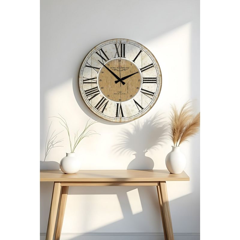 Casa si Gradina - Decoratiuni - Ceasuri - Ceas decorativ, Wallxpert, mdf, multicolor, 50x50 cm, 889HCL1111 - Infinity.ro