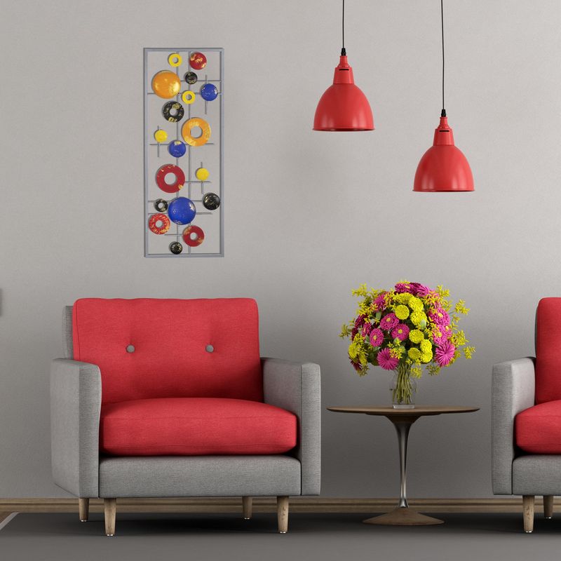 Casa si Gradina - Decoratiuni - Decoratiuni perete - Accesoriu decorativ de perete, Wallxpert, metal, multicolor, 74x28 cm, 891TNL1837 - Infinity.ro