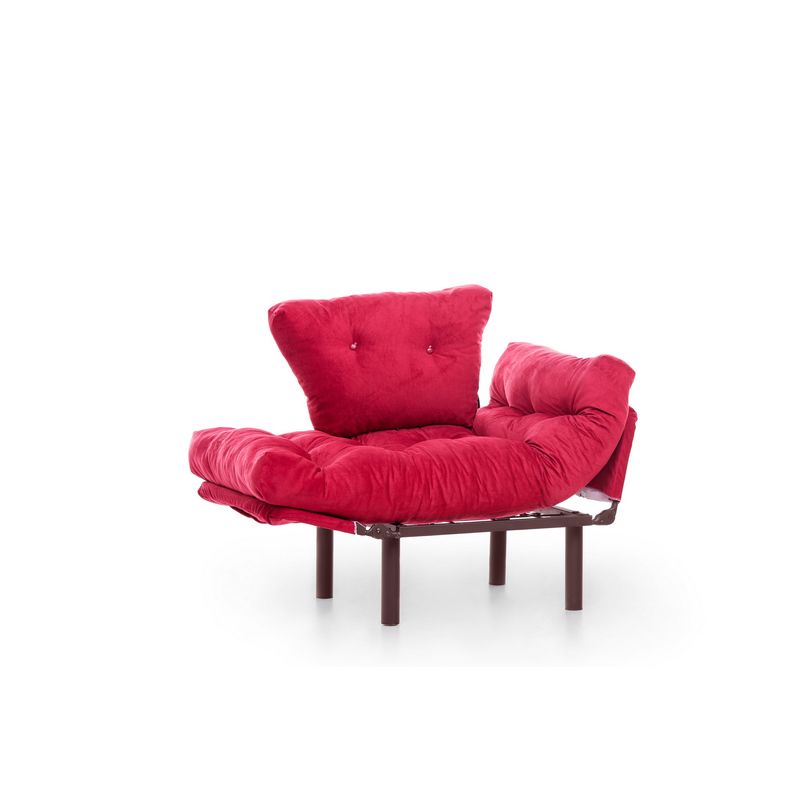 Casa si Gradina - Mobilier - Scaune si fotolii - Fotolii - Fotoliu, Atelier Del Sofa, metal, poliester, maro, 95x85x70 cm - Infinity.ro