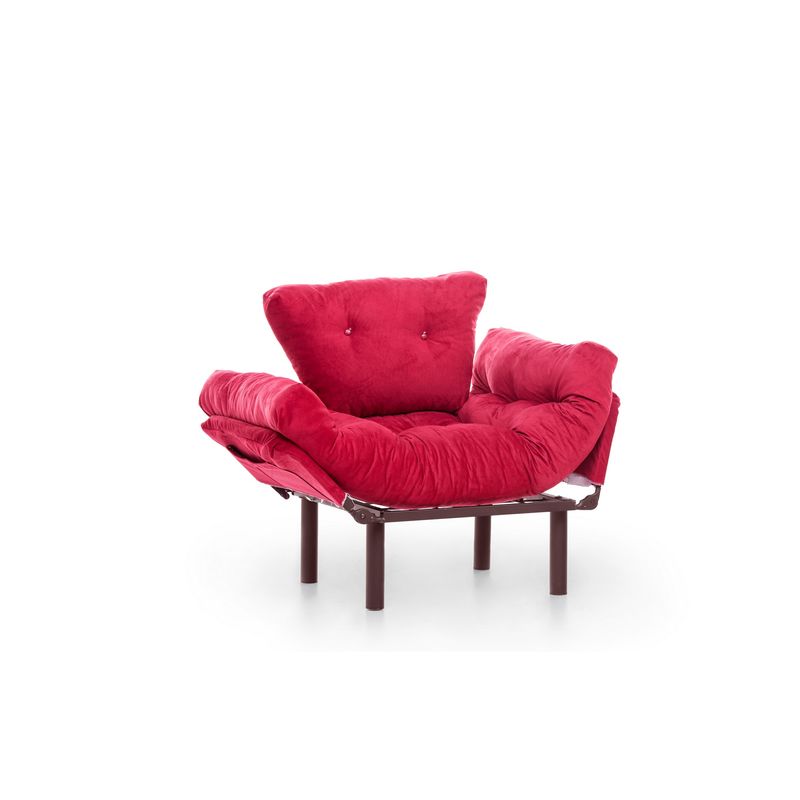 Casa si Gradina - Mobilier - Scaune si fotolii - Fotolii - Fotoliu, Atelier Del Sofa, metal, poliester, maro, 95x85x70 cm - Infinity.ro