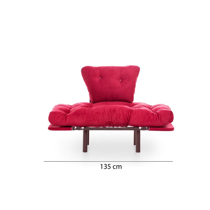 Casa si Gradina - Mobilier - Scaune si fotolii - Fotolii - Fotoliu, Atelier Del Sofa, metal, poliester, maro, 95x85x70 cm - Infinity.ro