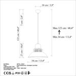 Casa si Gradina - Corpuri si surse de iluminat - Lustre si pendule - Candelabru, Opviq, metal, antichizat, inaltime reglabila 34-123 cm - Infinity.ro