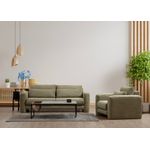 Casa si Gradina - Mobilier - Canapele si coltare - Canapele - Canapea 2 locuri, Atelier Del Sofa, lemn de fag si pal, verde, 180x97x73 cm - Infinity.ro