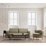 Casa si Gradina - Mobilier - Canapele si coltare - Canapele - Canapea 2 locuri, Atelier Del Sofa, lemn de fag si pal, verde, 180x97x73 cm - Infinity.ro