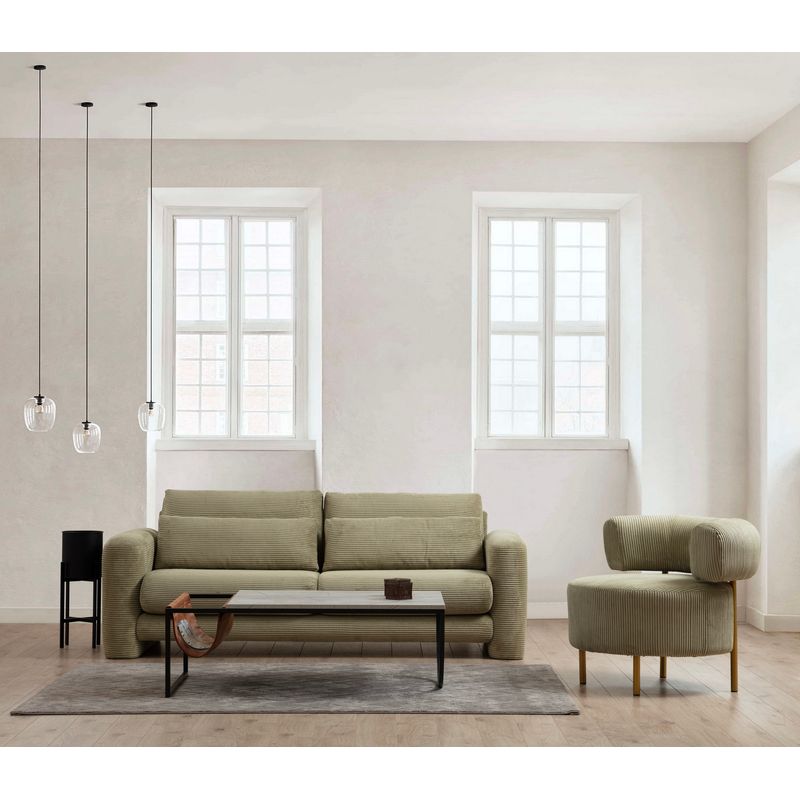 Casa si Gradina - Mobilier - Canapele si coltare - Canapele - Canapea 2 locuri, Atelier Del Sofa, lemn de fag si pal, verde, 180x97x73 cm - Infinity.ro