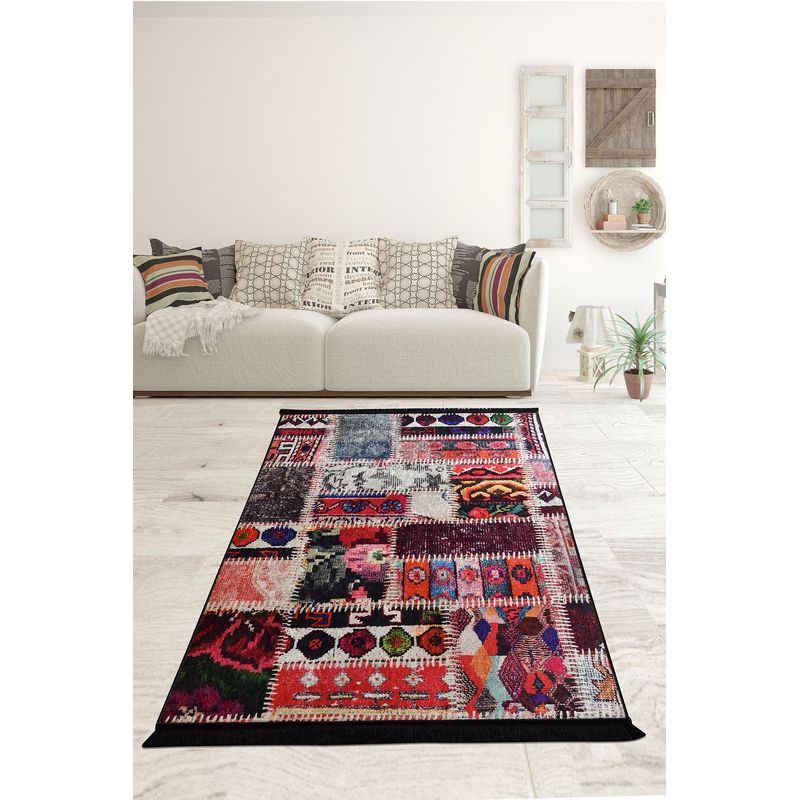 Casa si Gradina - Textile si covoare - Covoare - Covoare casa - Covor, Conceptum Hypnose, multicolor, 80x120 cm, 100% poliester, antiderapant, 882CHL3346 - Infinity.ro