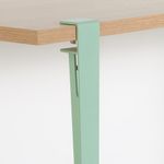 Casa si Gradina - Mobilier - Mese si birouri - Birouri - Birou de studiu, Hanah Home, pal melaminat, lemn si verde menta, 120x60x75 cm - Infinity.ro