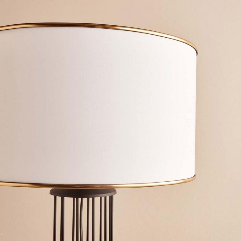 Casa si Gradina - Corpuri si surse de iluminat - Veioze si lampi - Lampadare - Lampadar, Opviq, metal, alb negru, 144 cm, 780SGN3545 - Infinity.ro