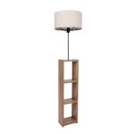 Casa si Gradina - Corpuri si surse de iluminat - Veioze si lampi - Lampadare - Lampadar, Opviq, lemn, mink, 150 cm - Infinity.ro