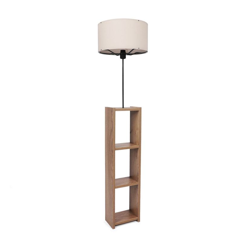 Casa si Gradina - Corpuri si surse de iluminat - Veioze si lampi - Lampadare - Lampadar, Opviq, lemn, mink, 150 cm - Infinity.ro