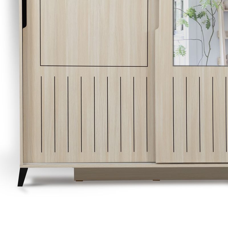 Casa si Gradina - Mobilier - Dulapuri si sifoniere - Sifoniere - Sifonier, Hanah Home, pal melaminat, stejar, 180x60x216 cm - Infinity.ro