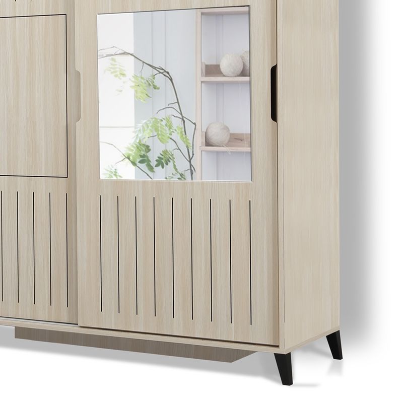 Casa si Gradina - Mobilier - Dulapuri si sifoniere - Sifoniere - Sifonier, Hanah Home, pal melaminat, stejar, 180x60x216 cm - Infinity.ro