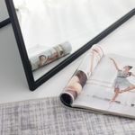 Casa si Gradina - Decoratiuni - Oglinzi - Oglinda de podea, Hanah Home, metal, negru mat, 65x180 cm - Infinity.ro