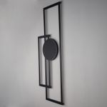 Casa si Gradina - Decoratiuni - Decoratiuni perete - Accesoriu decorativ de perete, Wallxpert, otel, negru, 32x85 cm - Infinity.ro