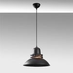 Casa si Gradina - Corpuri si surse de iluminat - Lustre si pendule - Lustra, Opviq, metal, negru auriu, diametru 34 cm, inaltime 123 cm - Infinity.ro
