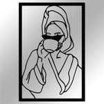 Casa si Gradina - Decoratiuni - Decoratiuni perete - Accesoriu decorativ de perete, Wallxpert, metal, negru, 33x50 cm, 279ENZ1884 - Infinity.ro