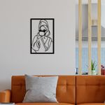 Casa si Gradina - Decoratiuni - Decoratiuni perete - Accesoriu decorativ de perete, Wallxpert, metal, negru, 33x50 cm, 279ENZ1884 - Infinity.ro