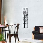 Casa si Gradina - Decoratiuni - Decoratiuni perete - Accesoriu decorativ de perete, Wallxpert, metal, negru, 30x30 cm, set 4 piese - Infinity.ro