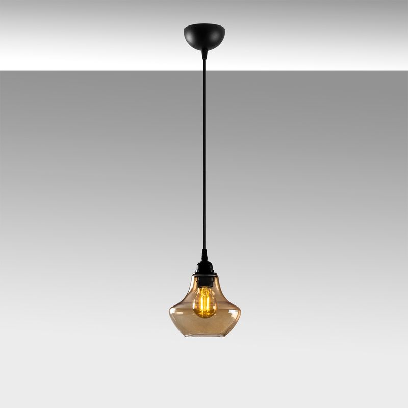 Casa si Gradina - Corpuri si surse de iluminat - Lustre si pendule - Candelabru, Opviq, metal, auriu negru, 17x17x111 cm - Infinity.ro