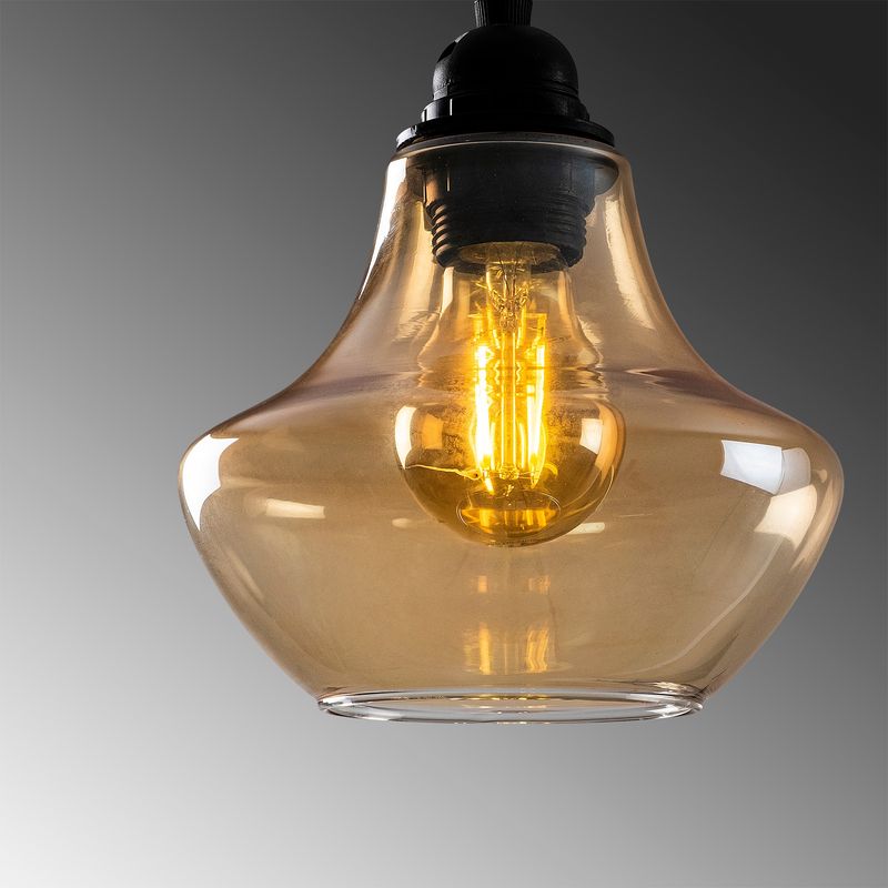 Casa si Gradina - Corpuri si surse de iluminat - Lustre si pendule - Candelabru, Opviq, metal, auriu negru, 17x17x111 cm - Infinity.ro