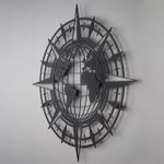 Casa si Gradina - Decoratiuni - Decoratiuni perete - Decoratiune de perete, Wallxpert, otel, negru, 49x49 cm, 507ATP1128 - Infinity.ro