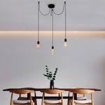 Casa si Gradina - Corpuri si surse de iluminat - Lustre si pendule - Candelabru, Opviq, metal, negru, 96x6x102 cm, inaltime reglabila - Infinity.ro