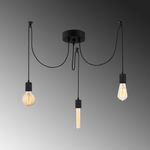 Casa si Gradina - Corpuri si surse de iluminat - Lustre si pendule - Candelabru, Opviq, metal, negru, 96x6x102 cm, inaltime reglabila - Infinity.ro