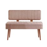 Casa si Gradina - Mobilier - Organizare si depozitare - Bancute - Banca cu spatiu de depozitare, Hanah Home, panou de particule melaminat, nuc si piatra, 110x85x36 cm - Infinity.ro