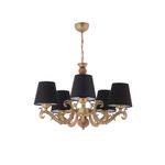 Casa si Gradina - Corpuri si surse de iluminat - Lustre si pendule - Candelabru, Opviq, metal, negru auriu maro, 65x55 cm - Infinity.ro